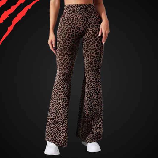 BurnRex Flare Cheetah Leggings