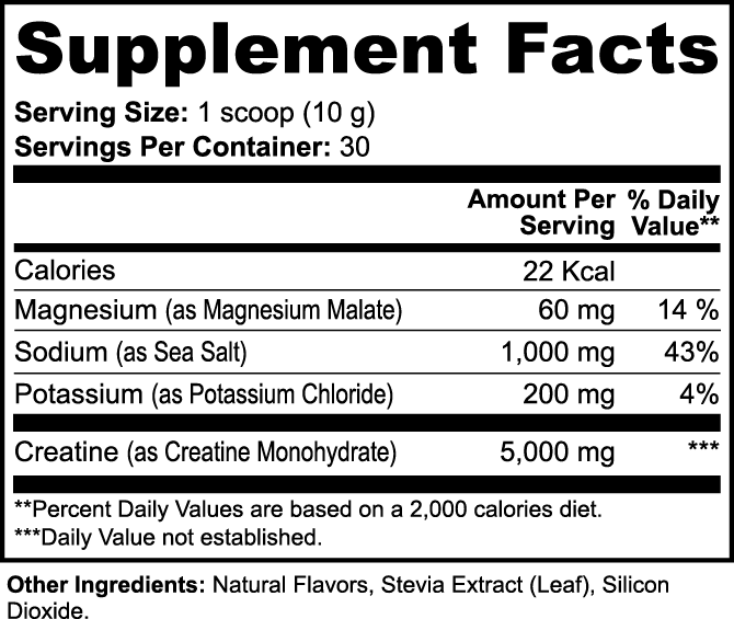 BurnRex Creatine Hydration Powder