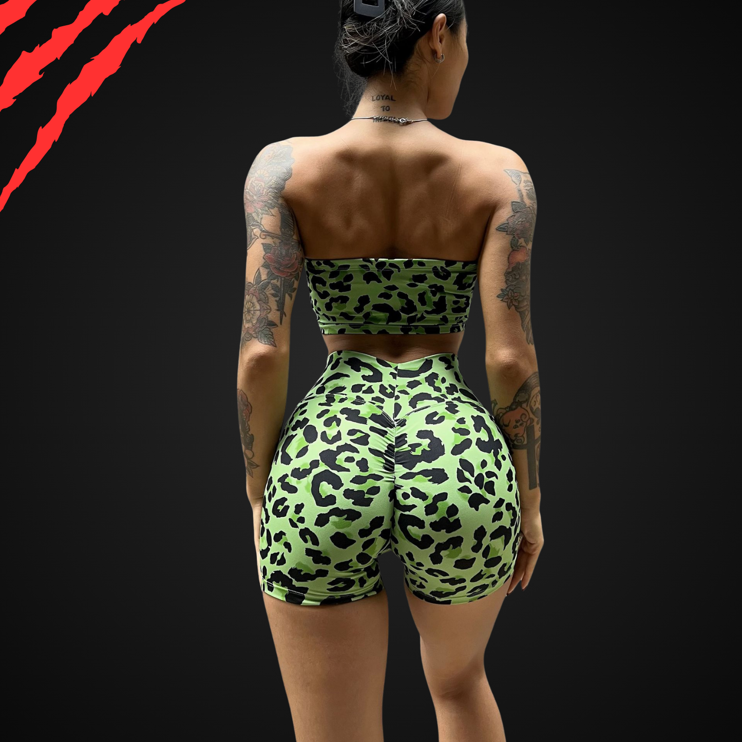 BurnRex Cheetah Chase Crop Set