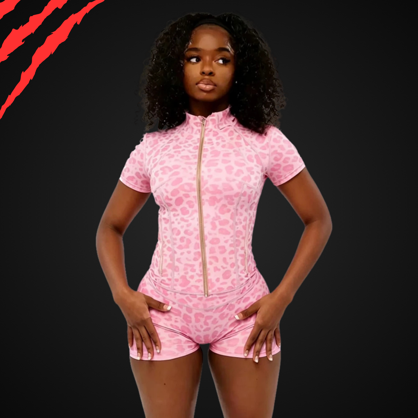 BurnRex Cheetah Short Tracksuit