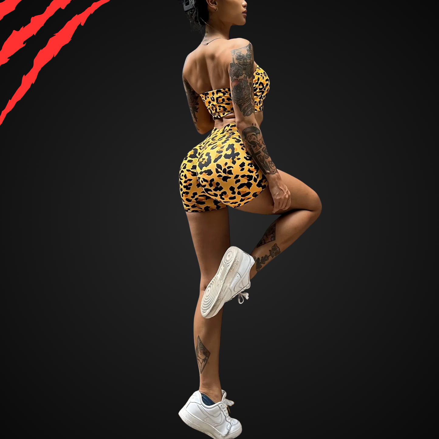BurnRex Cheetah Chase Crop Set