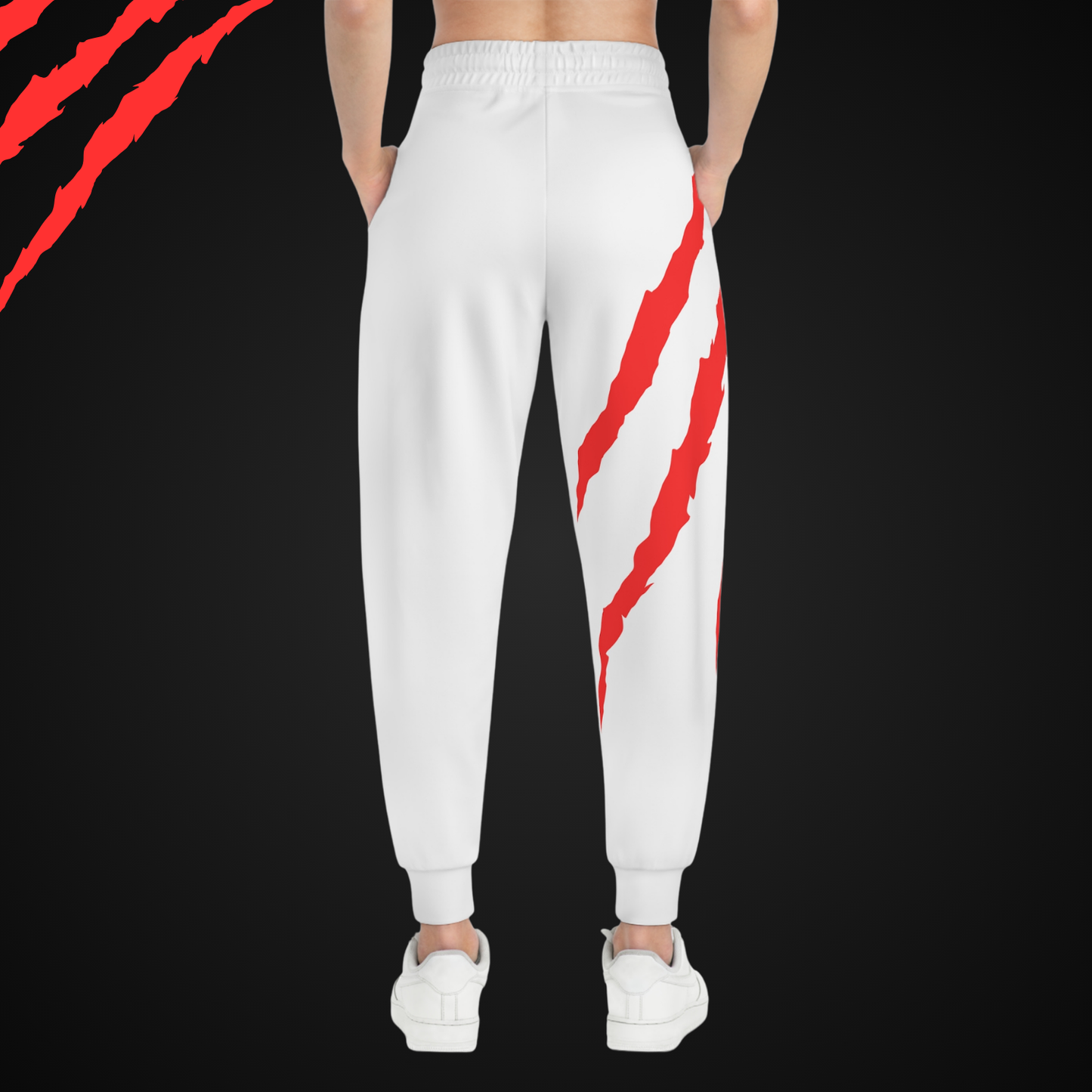 Men's Athletic Joggers (White)