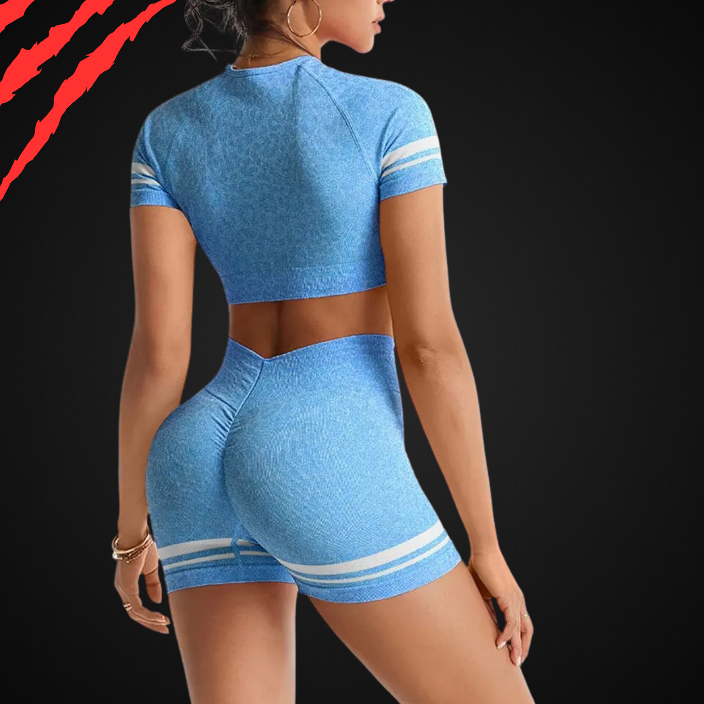 BurnRex Cheetah V-Back Set
