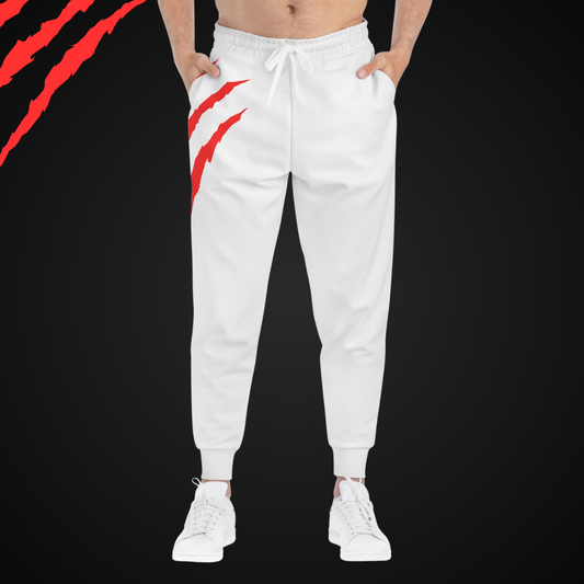 Men's Athletic Joggers (White)