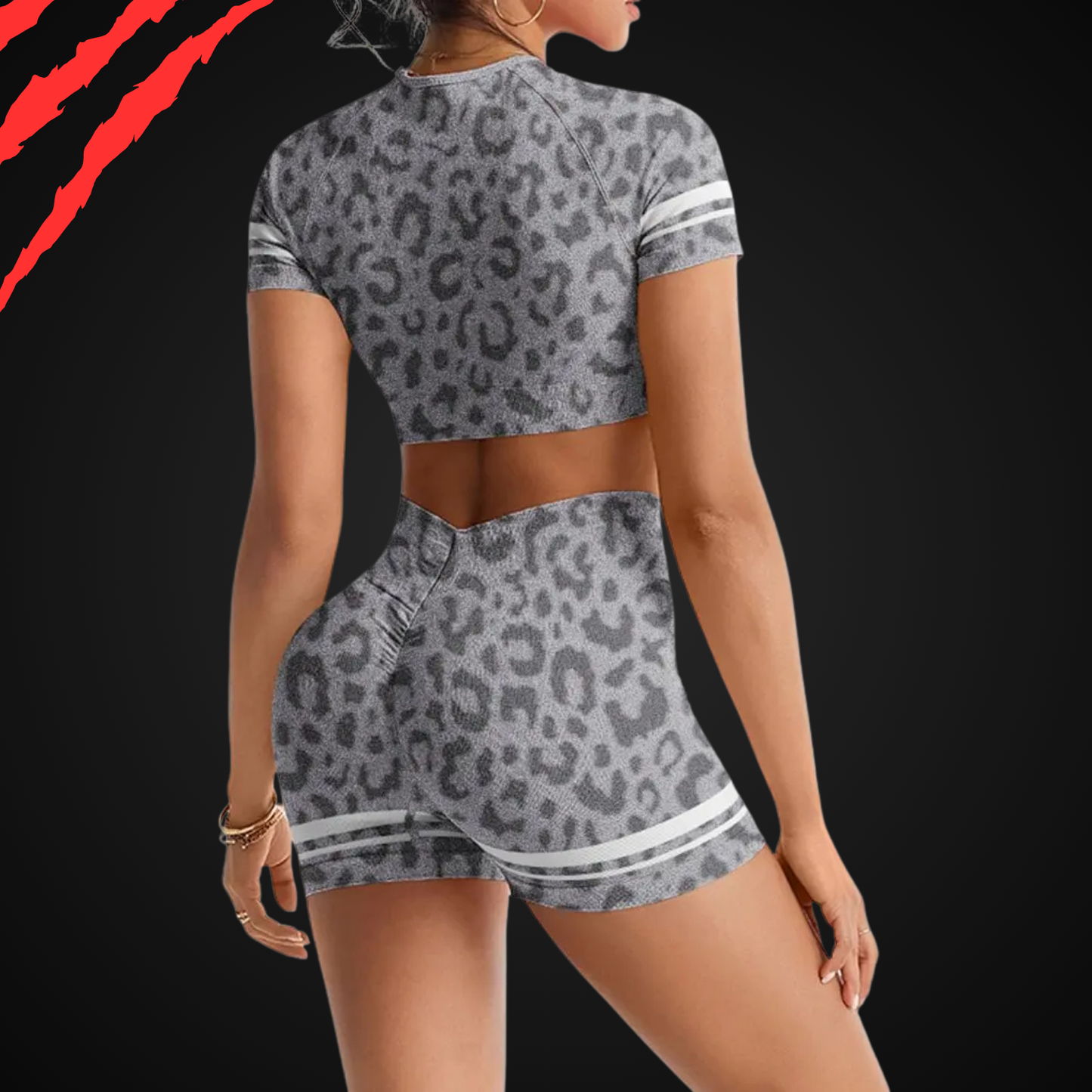 BurnRex Cheetah V-Back Set