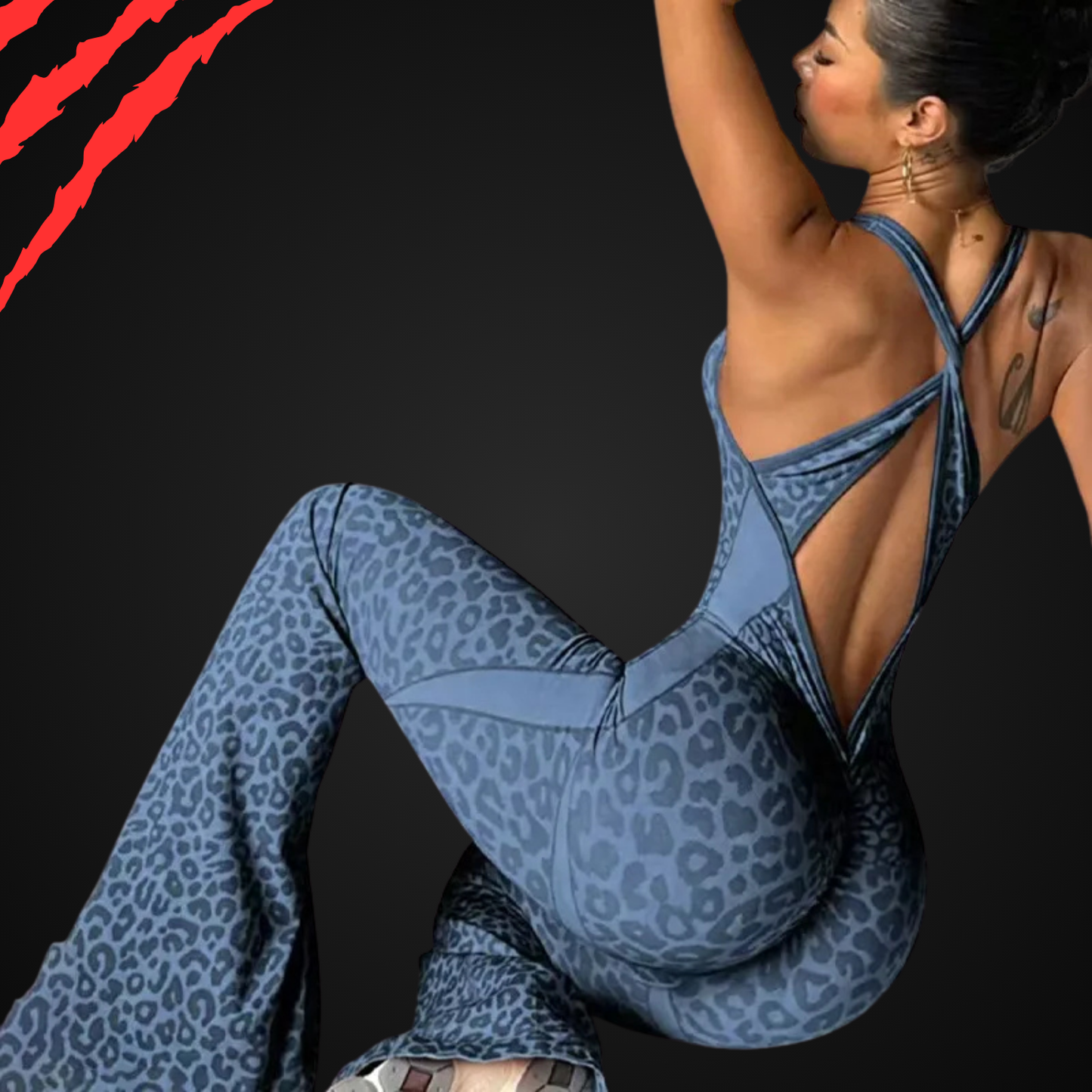 BurnRex Cheetah Chase Jumpsuit