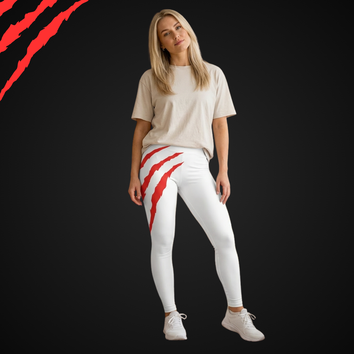 Slash Women's Casual Leggings (White)