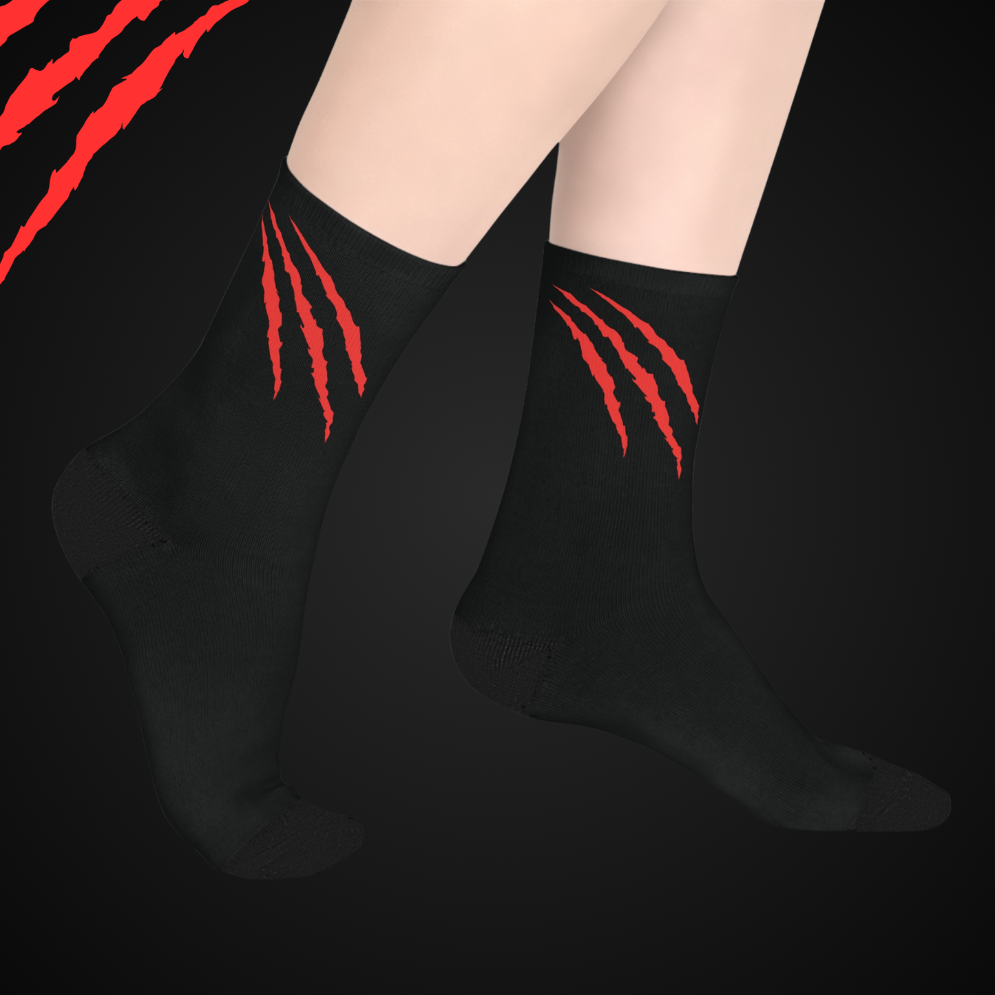 Mid-length Socks (Black)