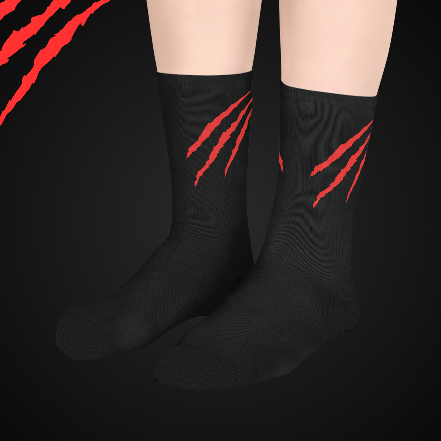 Mid-length Socks (Black)