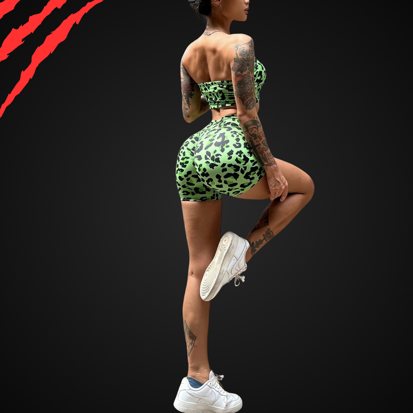 BurnRex Cheetah Chase Crop Set