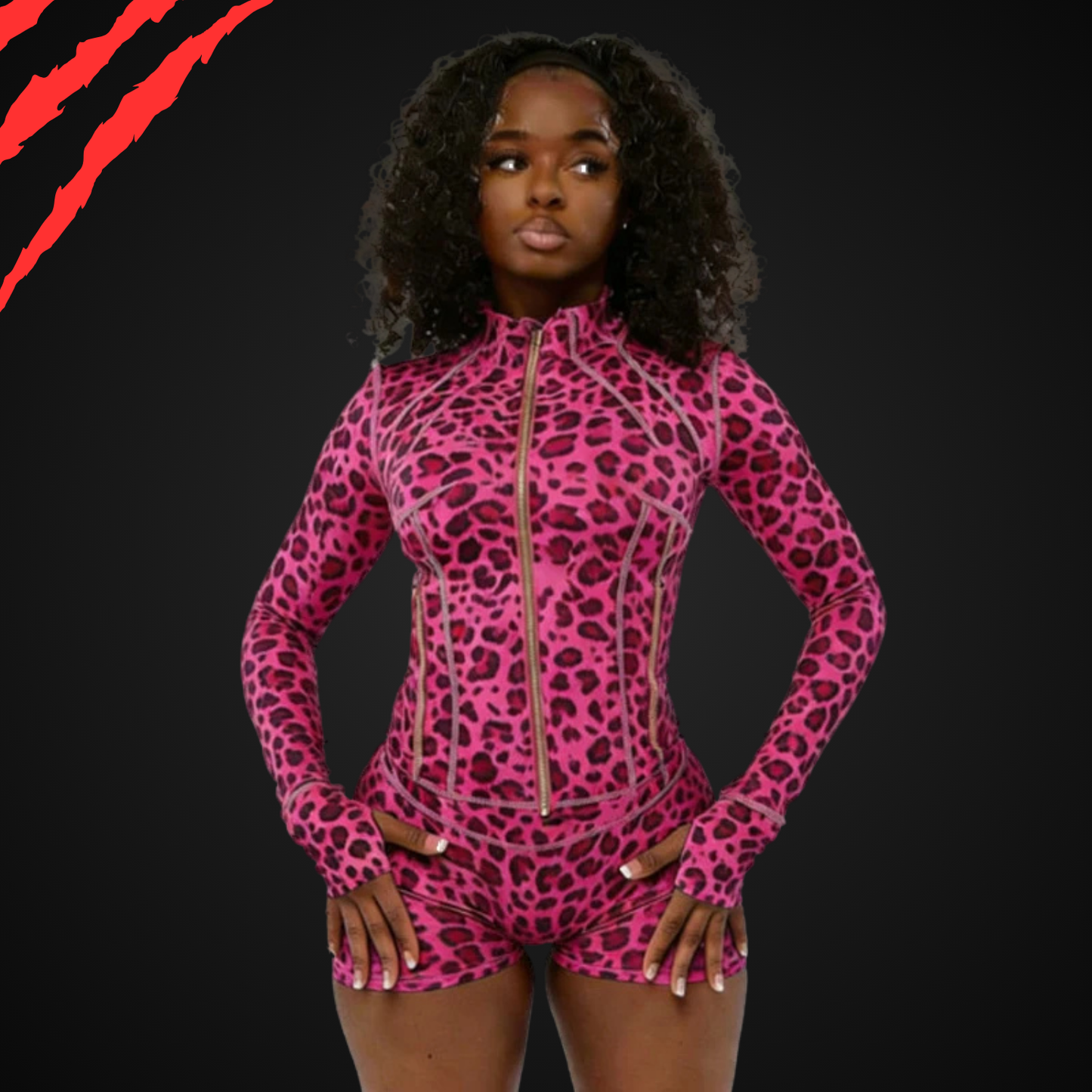 BurnRex Cheetah Short Tracksuit