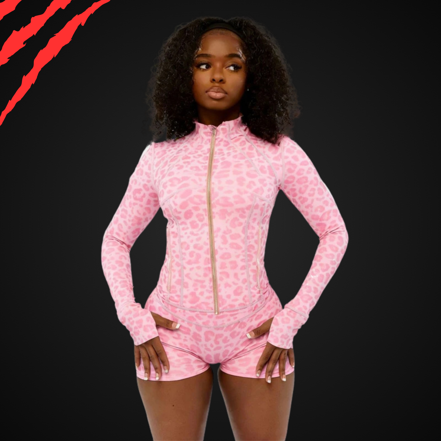 BurnRex Cheetah Short Tracksuit